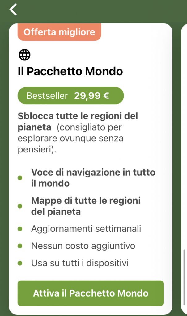 traccia gpx offline komoot